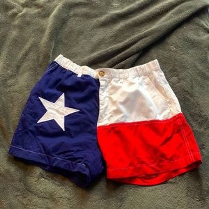 Chubbies Originals Texas Flag 5.5" Elastic Waist Casual Shorts